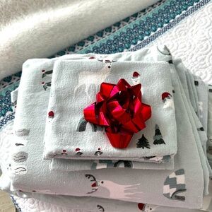 Eddie Bauer Flannel queen sheets